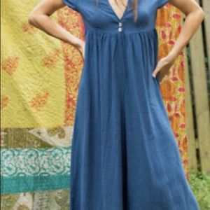 Natural life Avery jumpsuit / blue / size xs/s